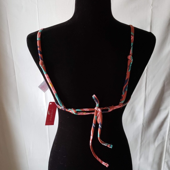 Xhiliration Crochet Triangle Bikini Top - Picture 3 of 6